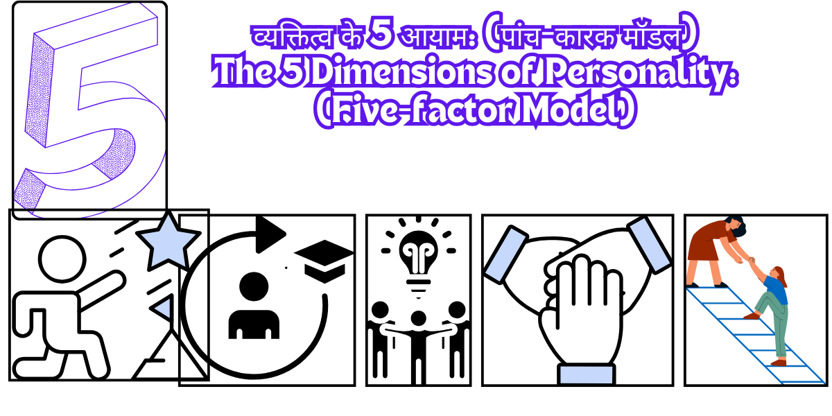 व्यक्तित्व के 5 आयाम: (पांच-कारक मॉडल) The 5 Dimensions of Personality: (Five-factor Model)