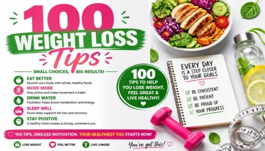 100 WAYS TO REDUCE AND BURN CALORIES | Weight Loss Tips