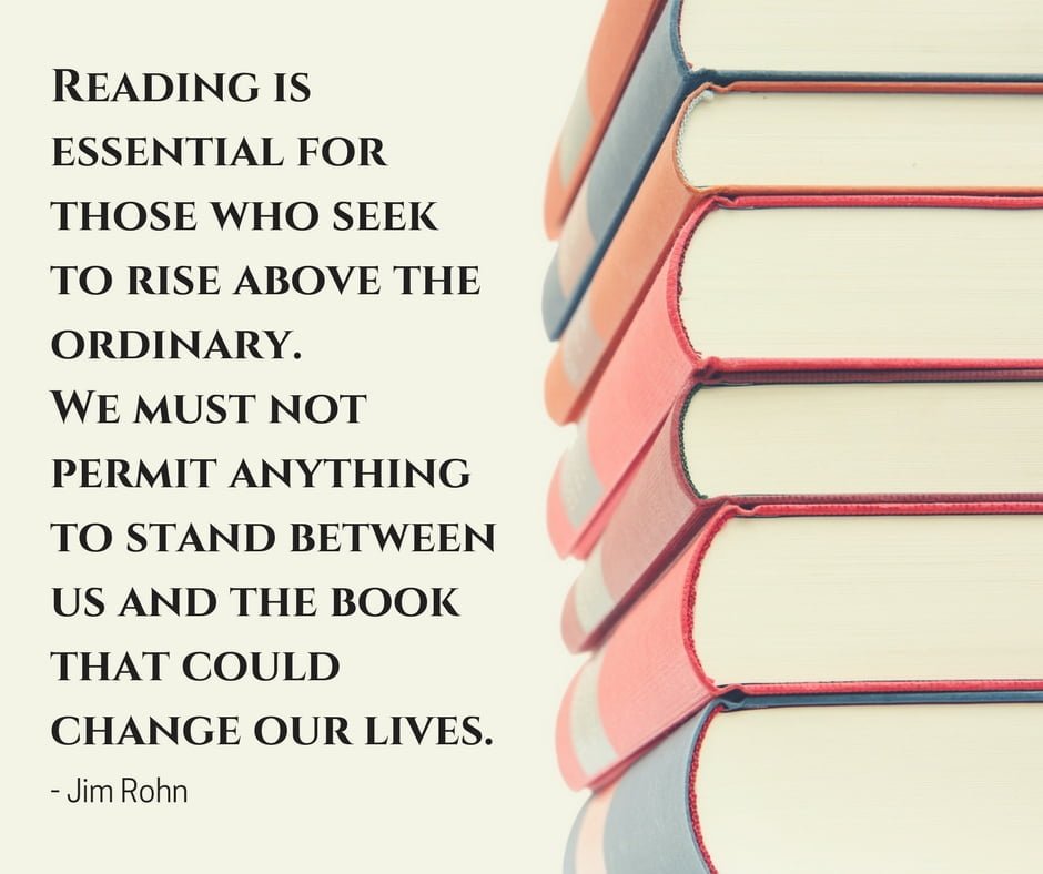 Reading is essential Jim Rohn