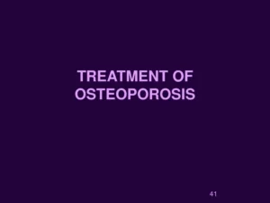 Forteo osteoporosis treatment