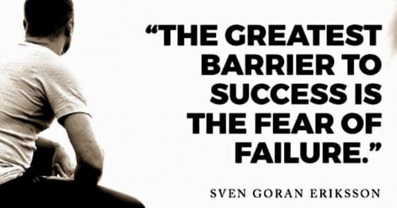 FEAR OF FAILURE: 5 Most Common Causes of Fear of Failure