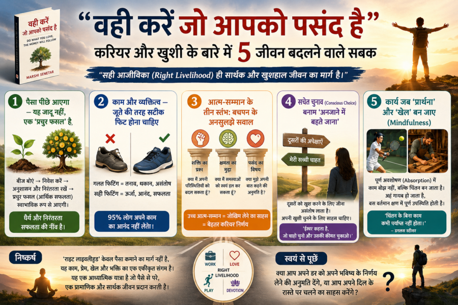 Do What You Love, The Money Will Follow: करियर और खुशी के 5 बड़े सबक
