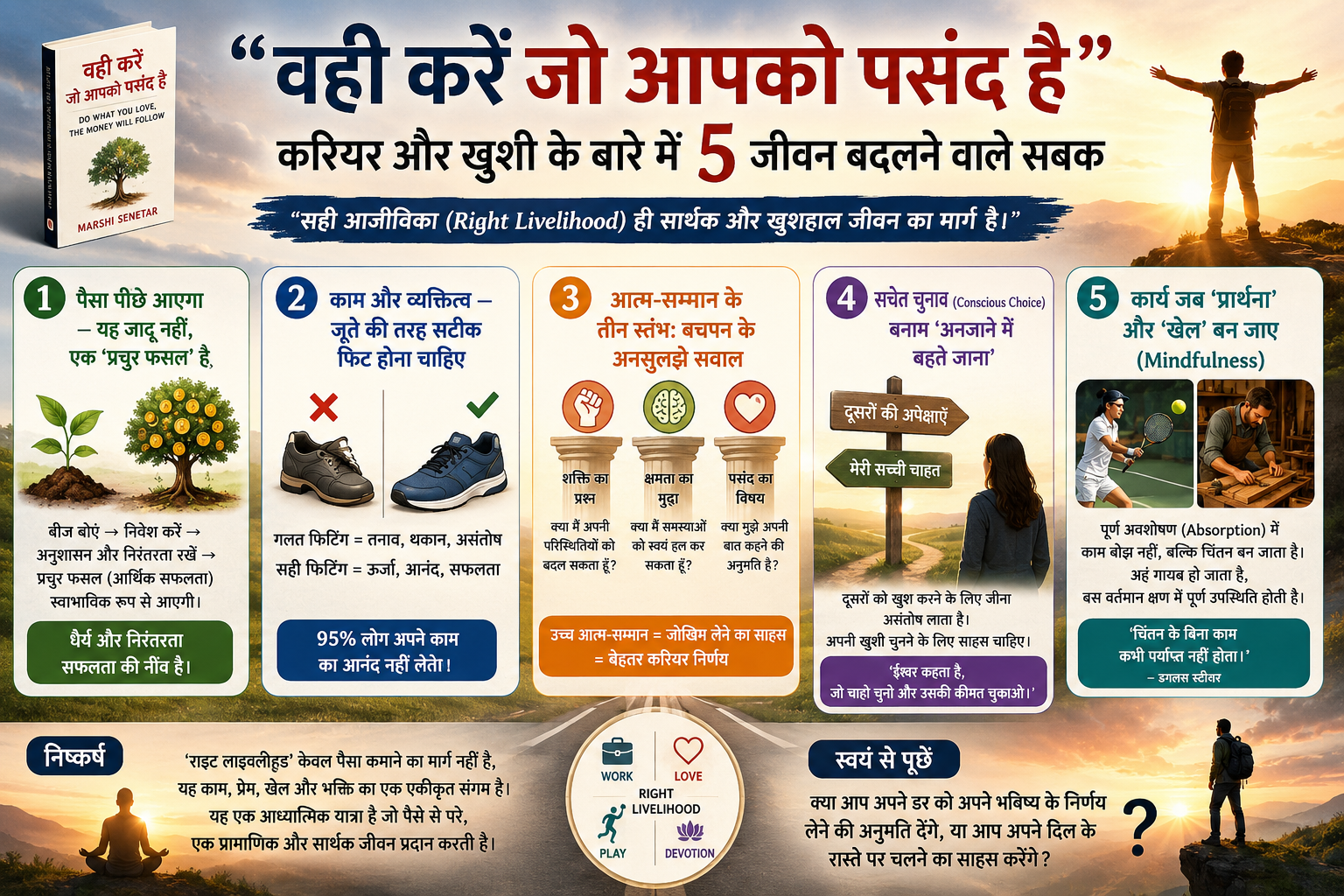 Do What You Love, The Money Will Follow: करियर और खुशी के 5 बड़े सबक