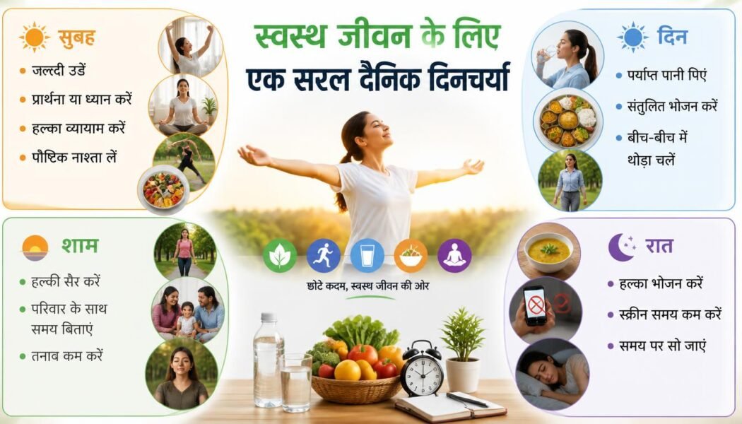 Health and Fitness: The Complete Guide to Healthy Living (2026) In Hindi आरोग्य और स्वास्थ्य: स्वस्थ जीवन के लिए सम्पूर्ण मार्गदर्शिका (2026) 12 Generate FHD Image for feature images of blog post about "Health and Fitness: The Complete Guide to Healthy Living (2026) In Hindi आरोग्य और स्वास्थ्य: स्वस्थ जीवन के लिए सम्पूर्ण मार्गदर्शिका (2026)"