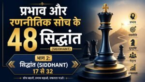 प्रभाव और रणनीतिक सोच के 48 सिद्धांत (SIDDHANT) भाग 2: सिद्धांत (SIDDHANT)  17 से 32