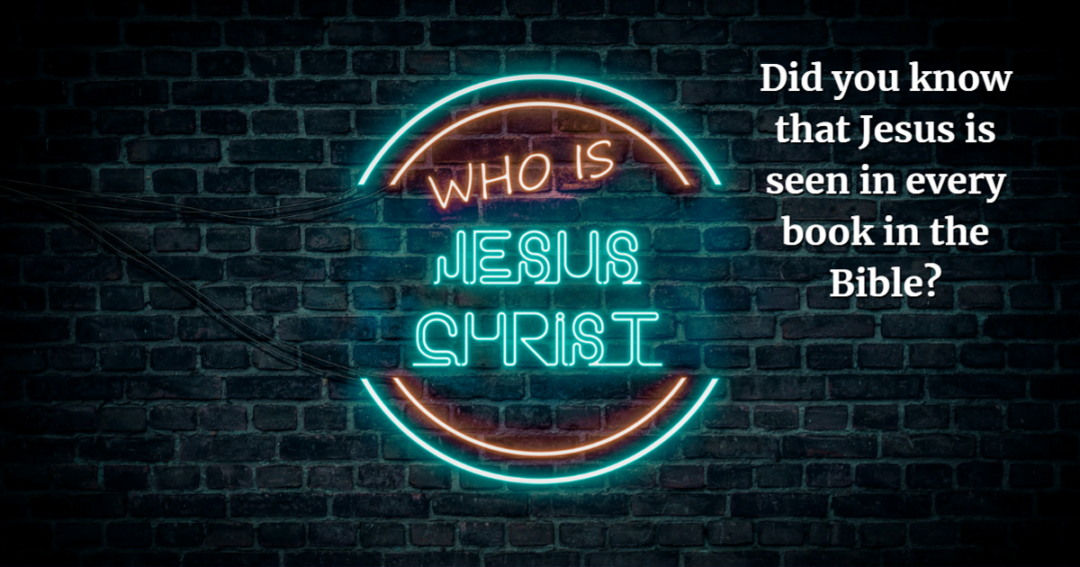 Did you know that Jesus is seen in every book in the Bible?