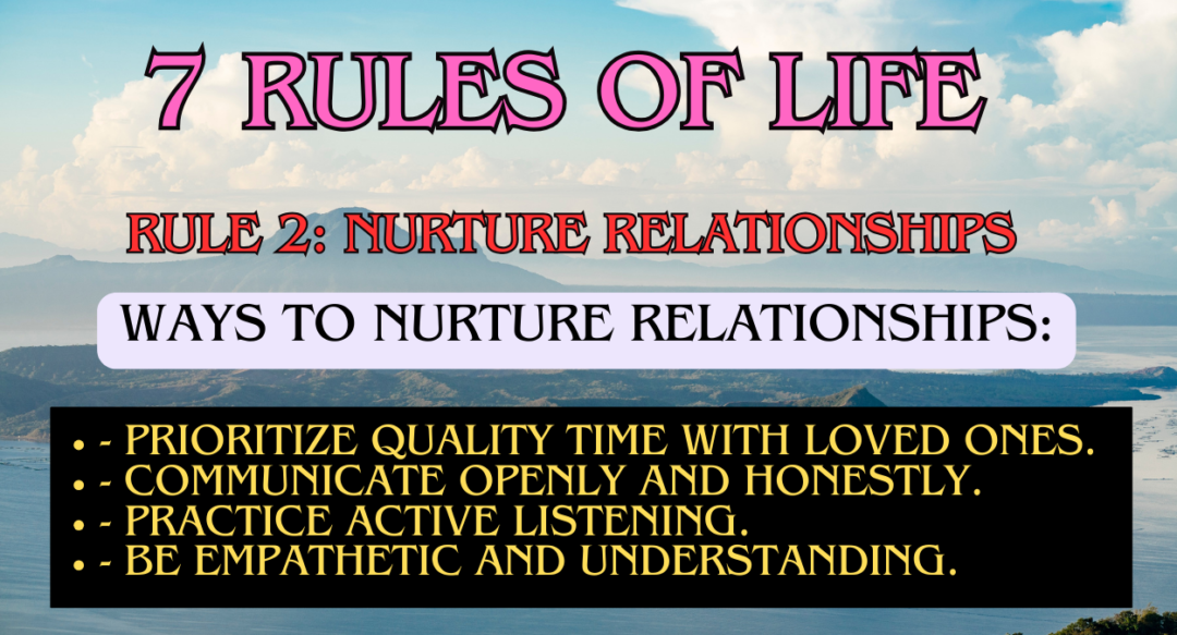 7 Rules of Life 1