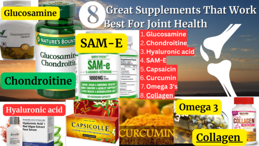 8 Great Supplements That Work Best For Joint Health