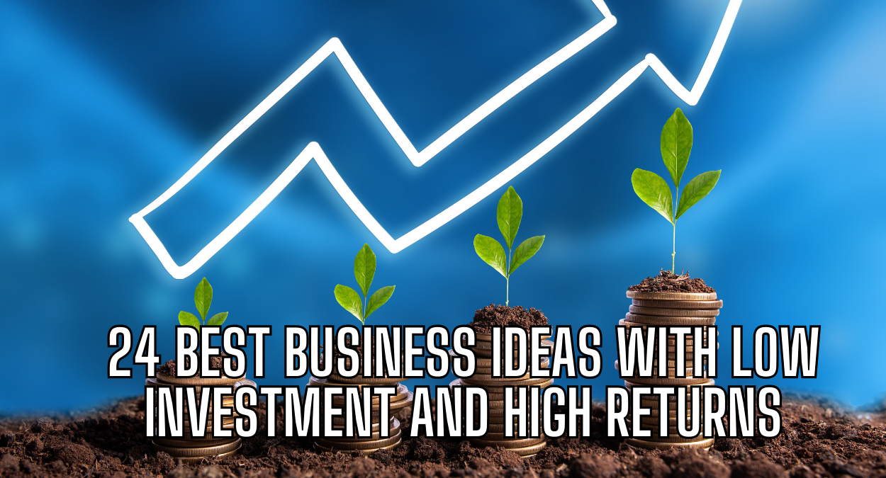 24 Best Business Ideas with Low Investment and High Returns