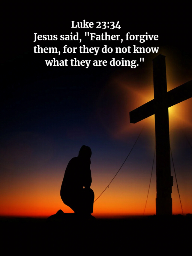 The Last Seven Saying Words By Jesus On The Cross