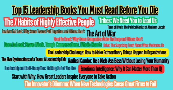 Top 15 Leadership Books You Must Read Before You Die